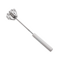 🥚🍳🥚 Semi-Automatic Turbo Whisk Stainless Steel No Electricity Effortless Whipping 🔧 Ergonomic Non-Slip Handle Rust-Proof Fast Mixing 50% OFF Today✨
