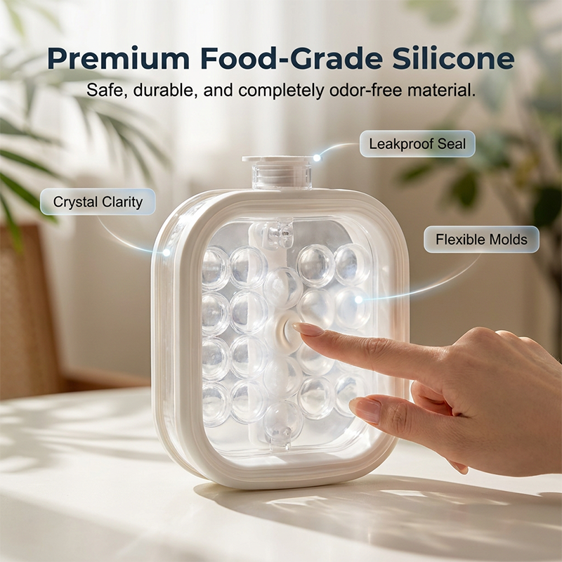 ⏳LAST DAY SALE ONLY￡9.99!!🍸️Portable Silicone Ice Ball Maker Kettle🧊