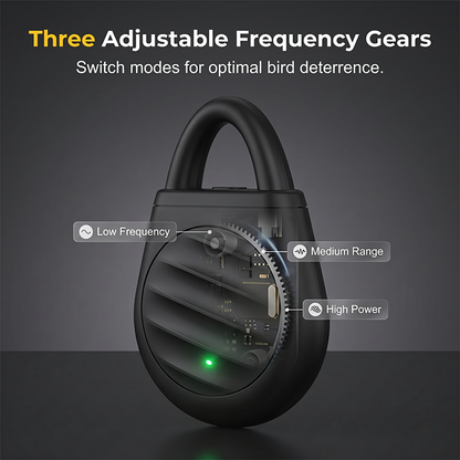 🏆 Last Day Special Price £8.77 ! 🐦Buy 2 Get 1 Free🎁No more trouble from birds, beasts and locusts！Portable Ultrasonic Bird Repellent Keychain